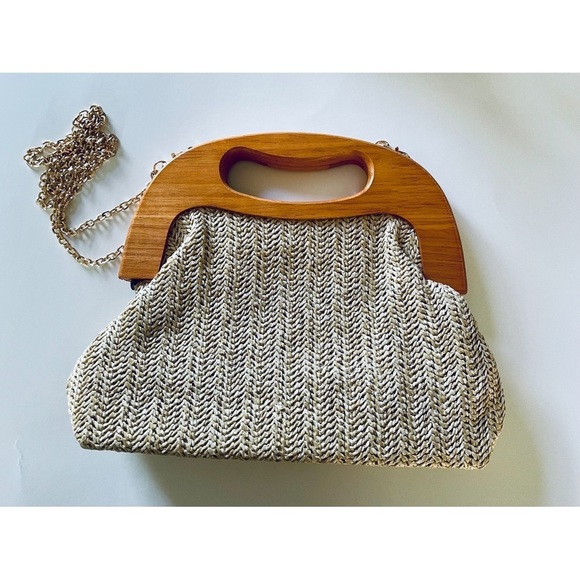 a new day Handbags - Wood Frame Clutch and Crossbody